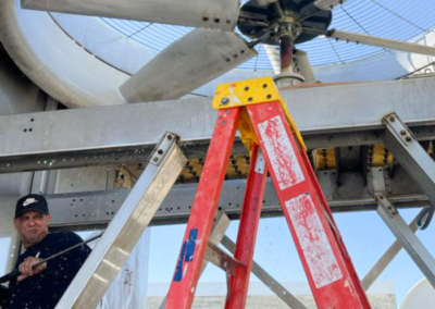 Prior attempts at cleaning the cooling tower system