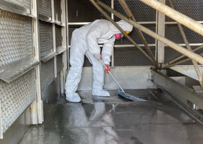 Off-line cleaning services