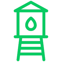 Elevated Storage Tank Icon